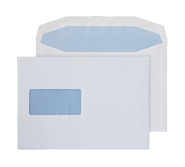 Blake Everyday White Window Gummed Mailer 162x235mm 90gsm Pack 500 Code DIG4408