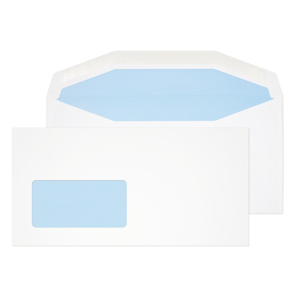 Blake Everyday White Window Gummed Mailer 114x229mm 115gsm Pack 1000 Code 4804