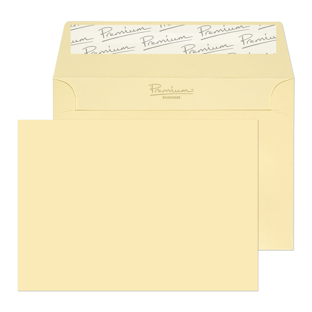 Premium Business Vellum Wove Peel&Seal Wallet 114x162mm 120gsm Pack 50 Code 51155