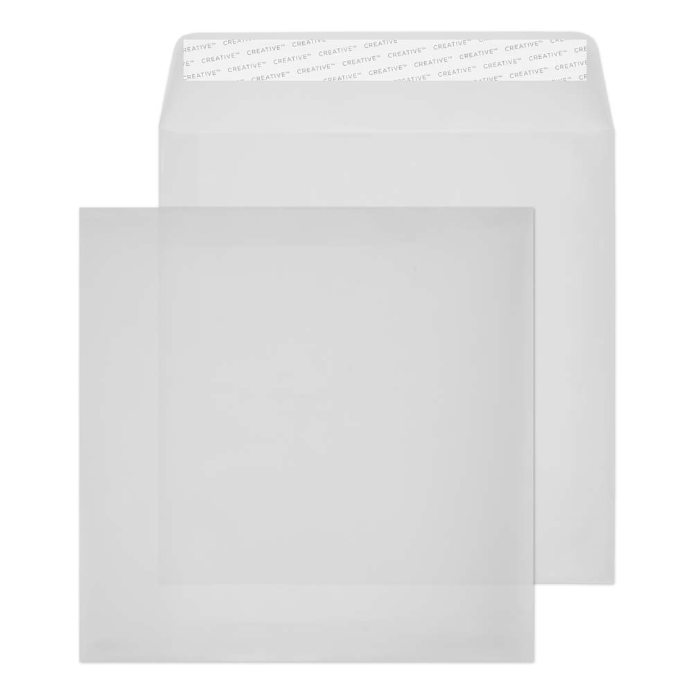 Blake Senses Translucent White Peel&Seal Square Wallet 220x220mm 100gsm Pack 250 Code 515