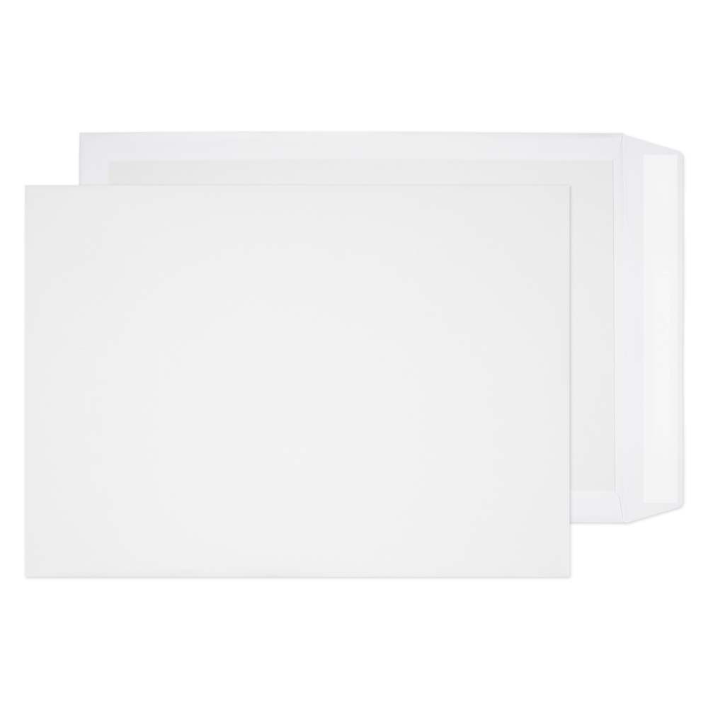 Blake Packaging White Peel&Seal Board Back Pocket 450x324mm 120gsm Pack 100 Code 5200