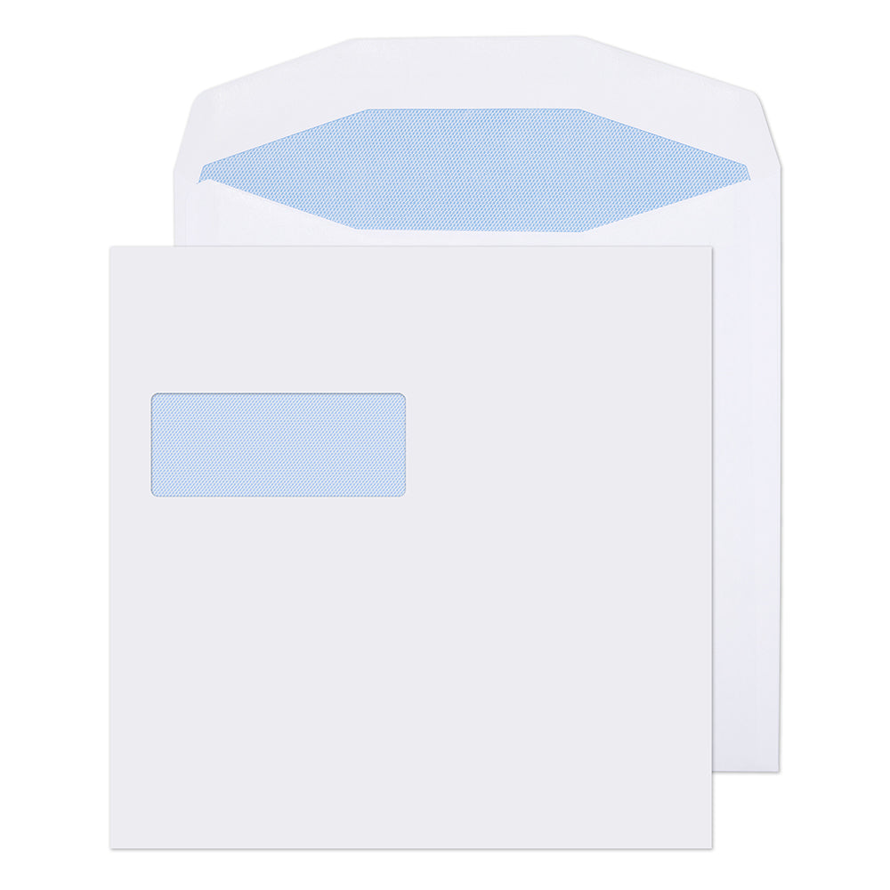 Blake Everyday White Window Self Seal Wallet 220x220mm 100gsm Pack 250 Code 5702