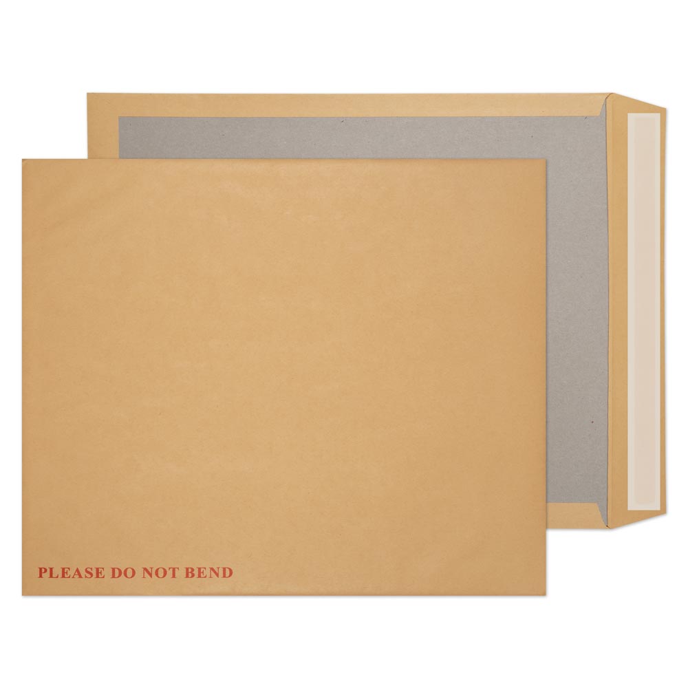 Blake Packaging Manilla Peel&Seal Board Back Pocket 444x368mm 120gsm Pack 50 Code 6200