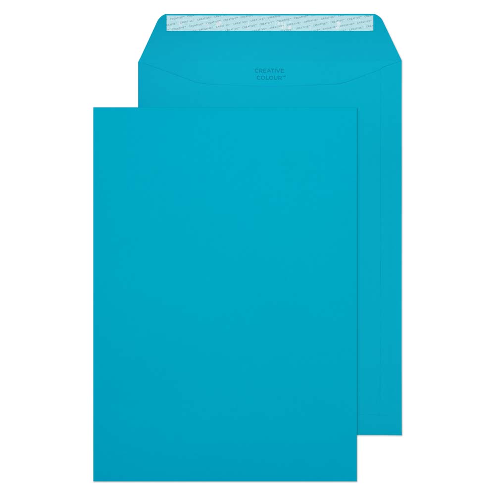 Blake Colour Cocktail Blue Peel&Seal Pocket 324x229mm 120gsm Pack 10 Code 63409P