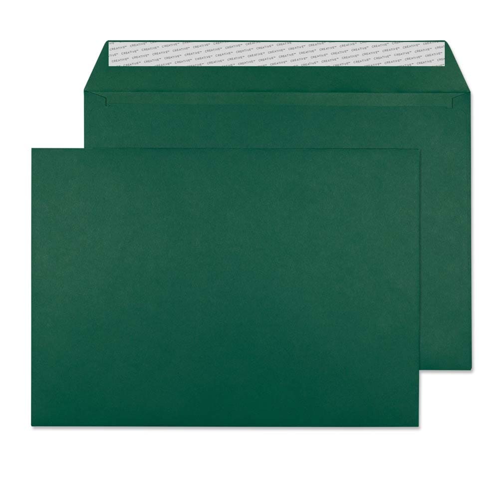 Purely Everyday British Racing Green Peel&Seal Wallet 229x324mm 120gsm 25 Packs of 10 Code SP 63421