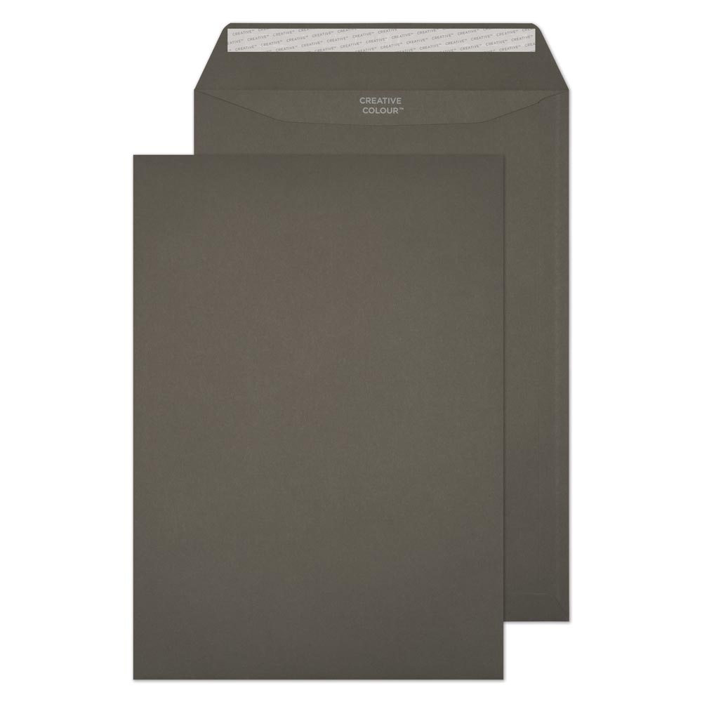 Blake Colour Graphite Grey Peel&Seal Pocket 324x229mm 120gsm Pack 10 Code 63424P