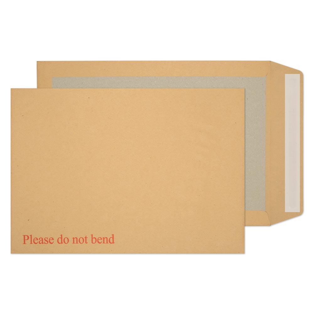 Blake Packaging Manilla Peel&Seal Board Back Pocket 352x250mm 120gsm Pack 125 Code 8112
