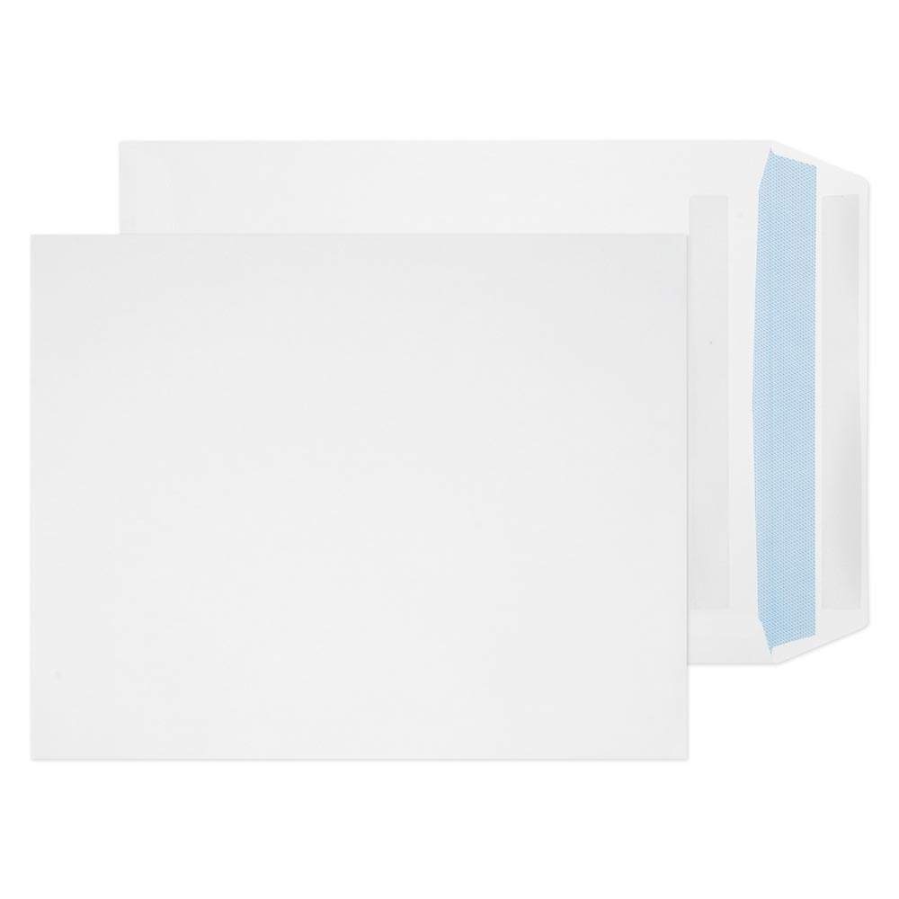 Blake Everyday White Self Seal Pocket 270x216mm 100gsm Pack 250 Code 9086