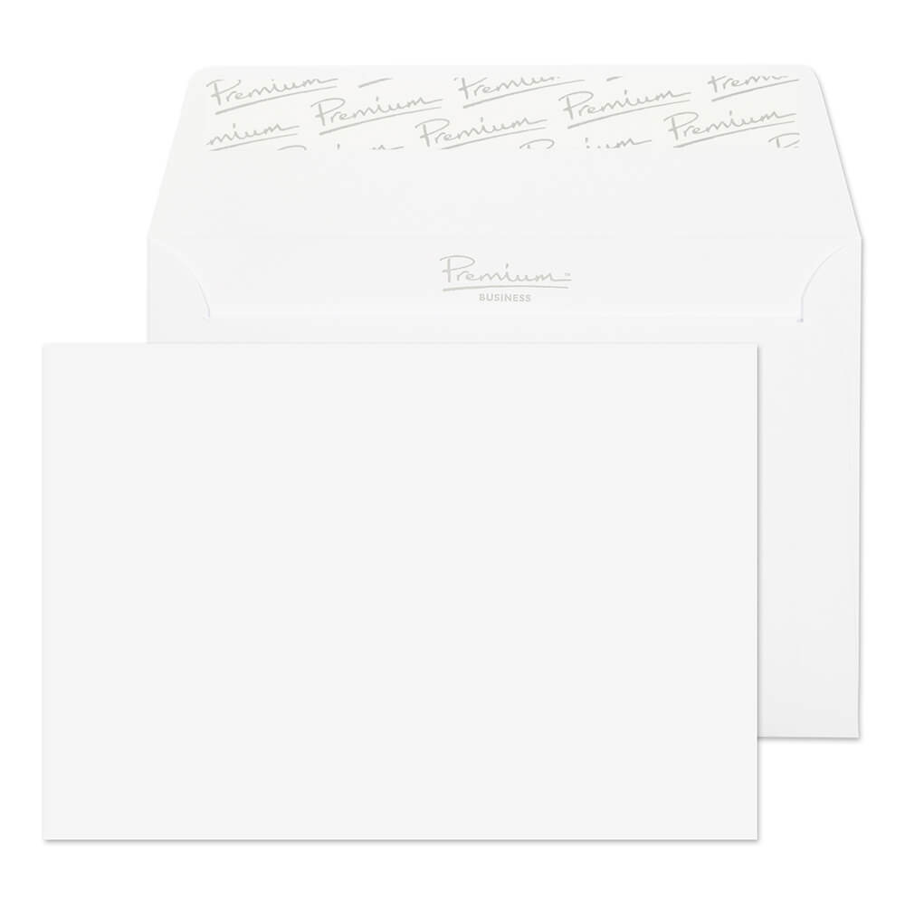 Premium Business Diamond White Laid Peel&Seal Wallet 114x162mm 120gsm Pack 50 Code 91155