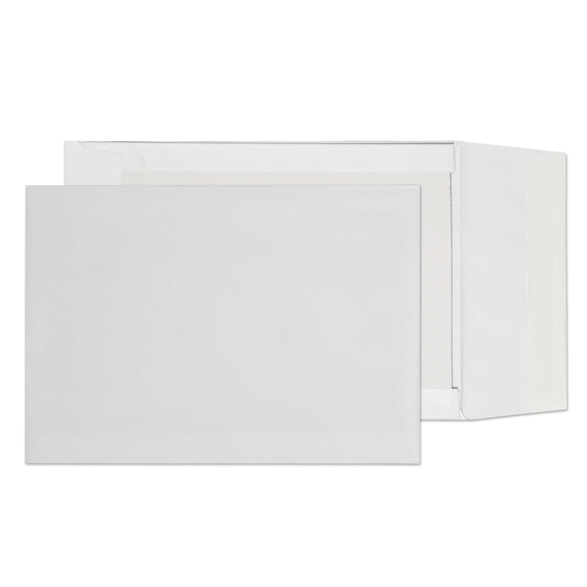 Blake Packaging White Peel&Seal Board Back Gusset 324x229mm 120gsm Pack 125 Code 92935