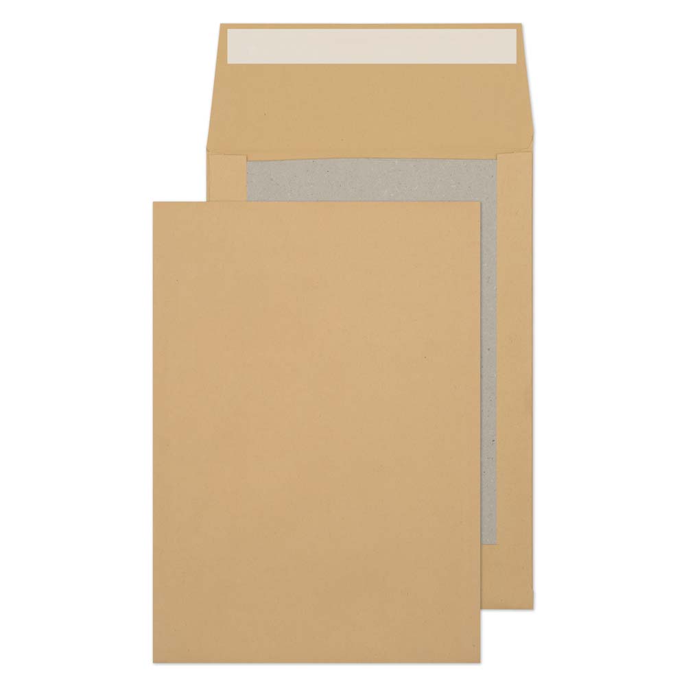 Blake Packaging Manilla Peel&Seal Board Back Gusset 324x229mm 120gsm Pack 125 Code 93935M