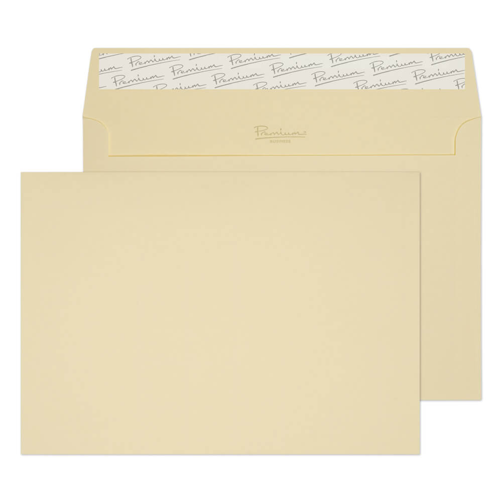 Premium Business Vellum Laid Peel&Seal Wallet 162x229mm 120gsm Pack 500 Code 95707