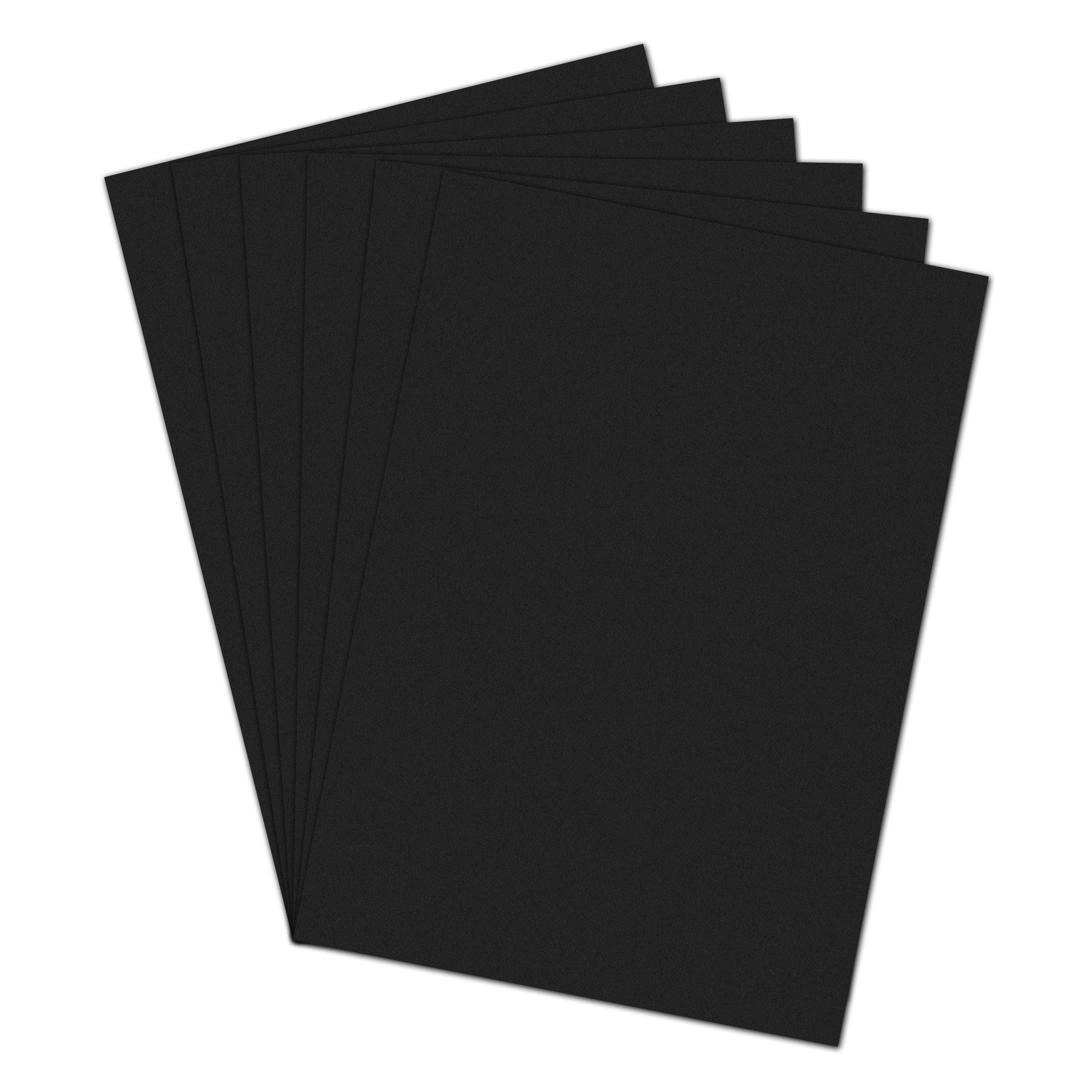 Blake Everyday Black Card Sheets 210x297mm 335gsm Pack 50 Code CABK330A4