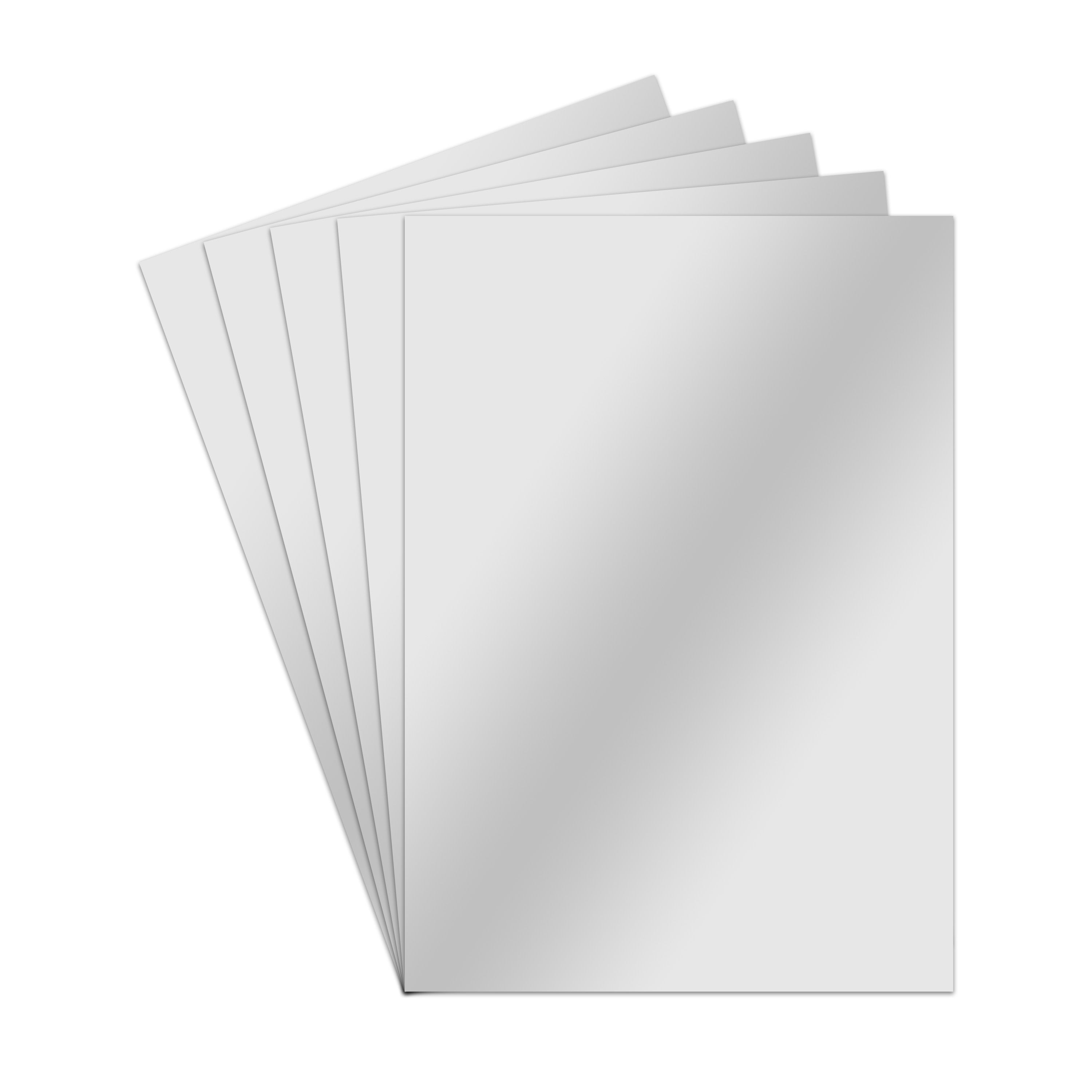 Blake Everyday Metallic Silver Card Sheets 500x700mm 250gsm Pack 20 Code CRBSLV250B2