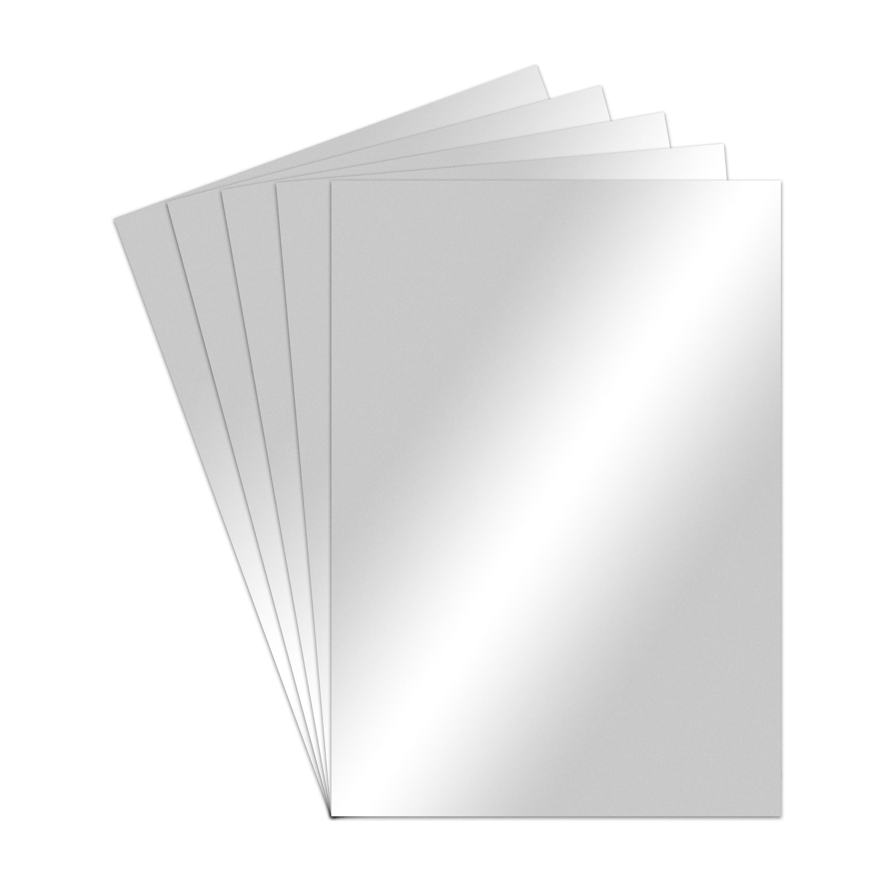 Blake Everyday Metallic Silver Card Sheets 297x420mm 250gsm Pack 50 Code CRBSLV250A3