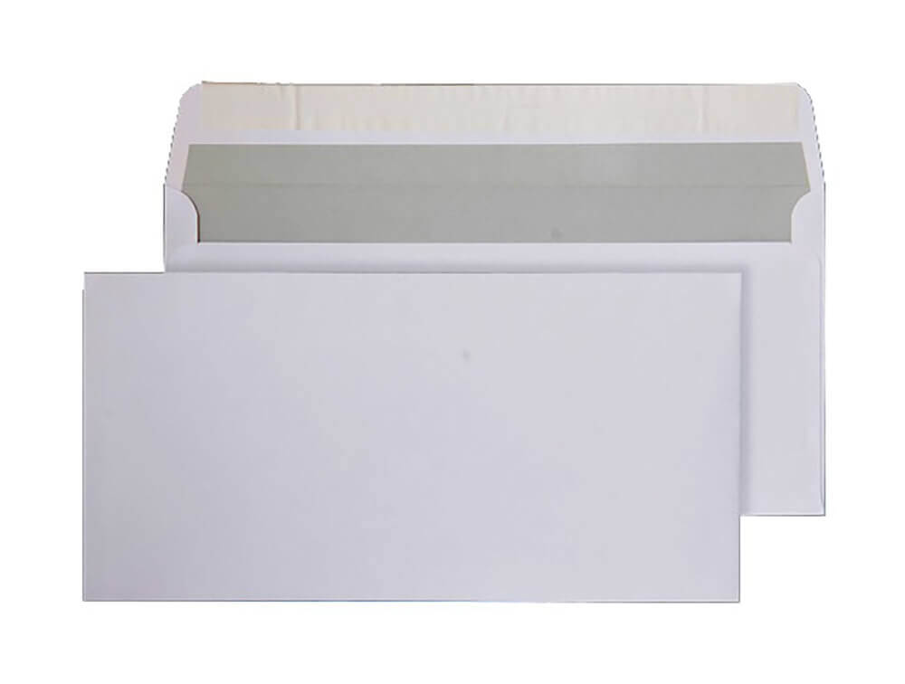 Blake Everyday Bright White Peel&Seal Wallet 110x220mm 120gsm Pack 500 Code ENV10
