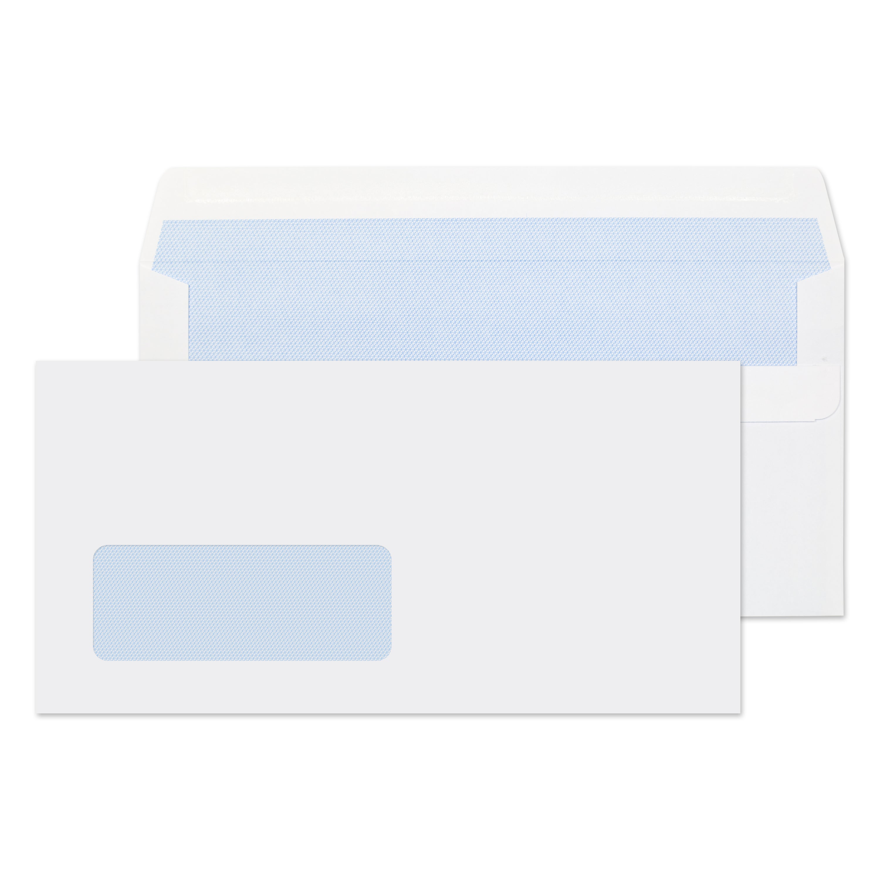 Blake Everyday White Window Self Seal Wallet 110x220mm 80gsm Pack 500 Code FL2884/500
