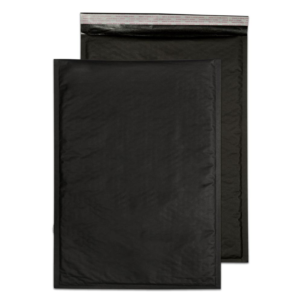 Blake Packaging Black Peel&Seal Padded Bubble Pocket 470x330mm 90gsm Pack 50 Code KBP470