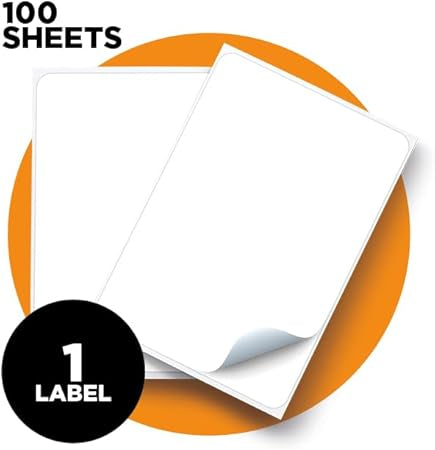 Blake Labels White Labels 67x99mm 10 Packs of 100 Code LAB A41-8PE