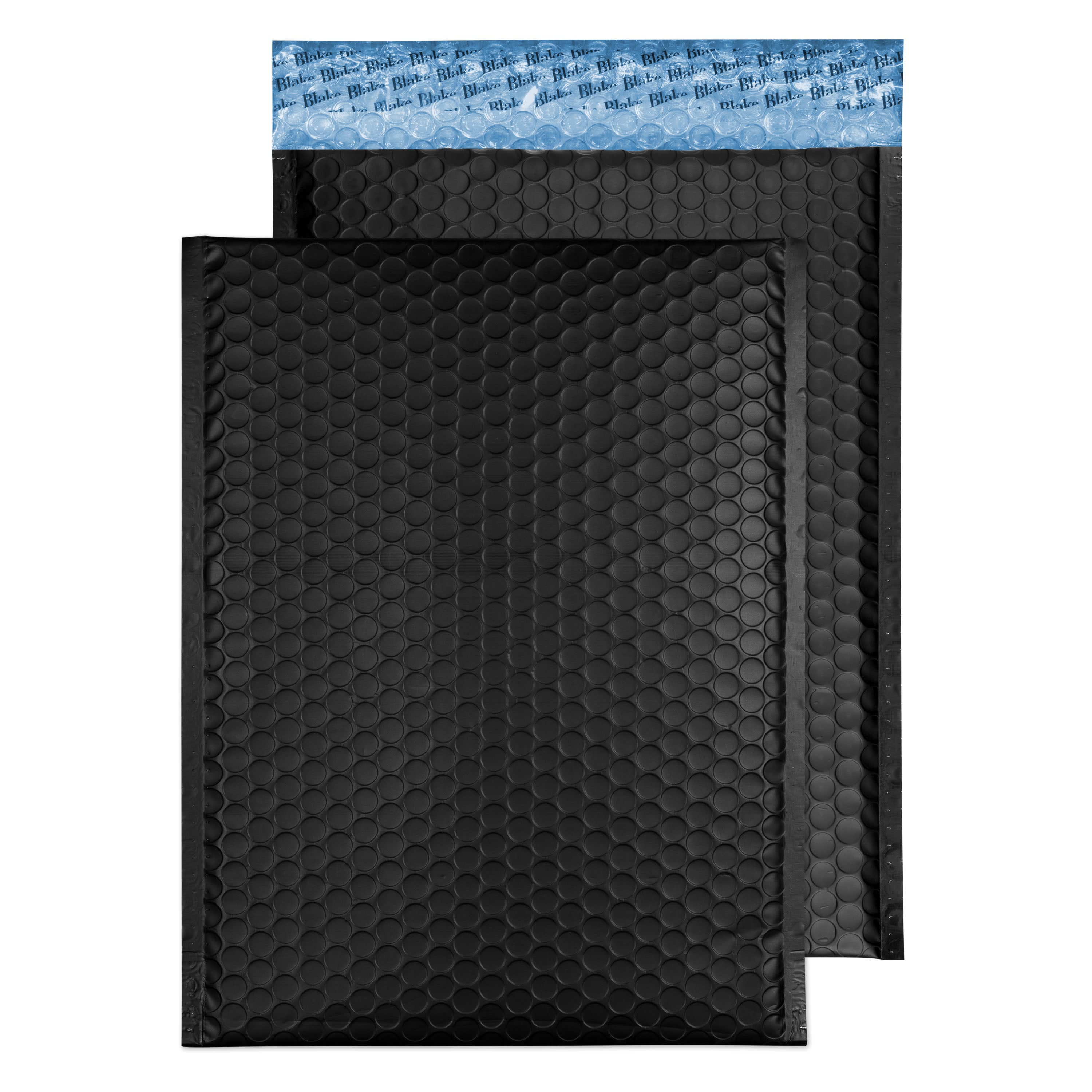 Blake Packaging Charcoal Black Peel&Seal Metallic Matt Bubble 324x230mm 70Mu Pack 10 Code MTB324/10