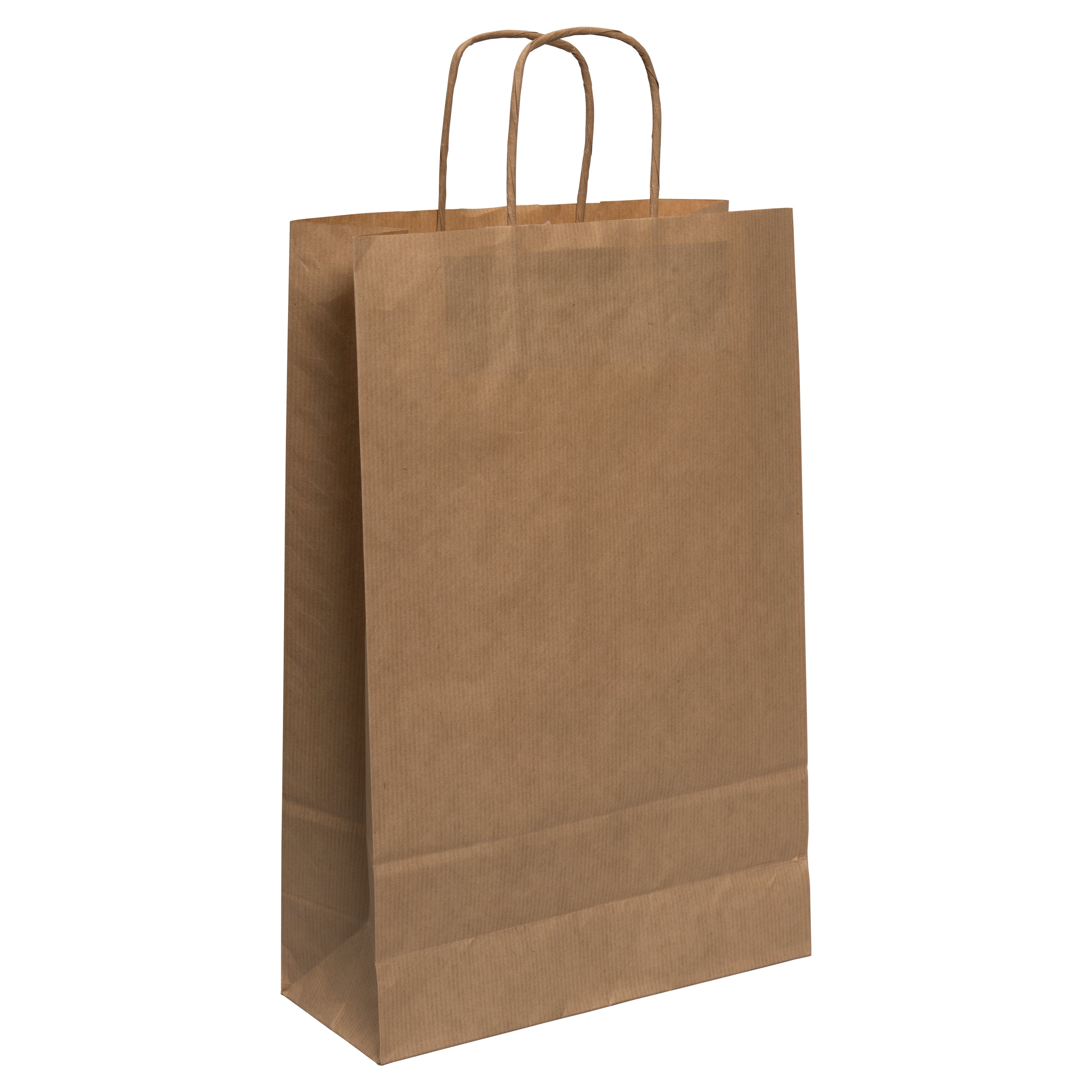 Blake VITA Brown Twist Handled Carrier Bag 240x330mm 90gsm Pack 50 Code PCT420