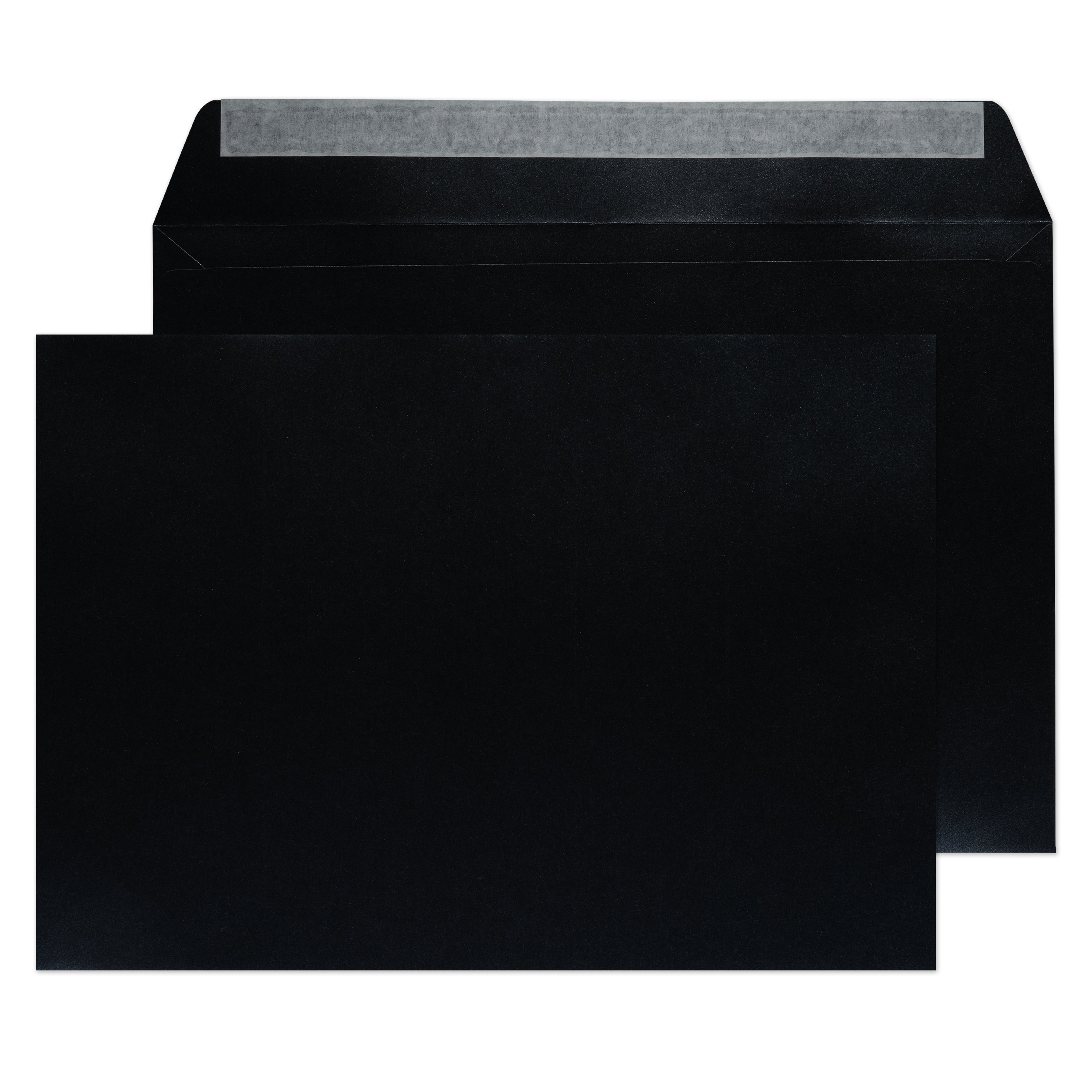Blake Shine Granite Black Peel&Seal Wallet 229x324mm 120gsm Pack 125 Code PL436