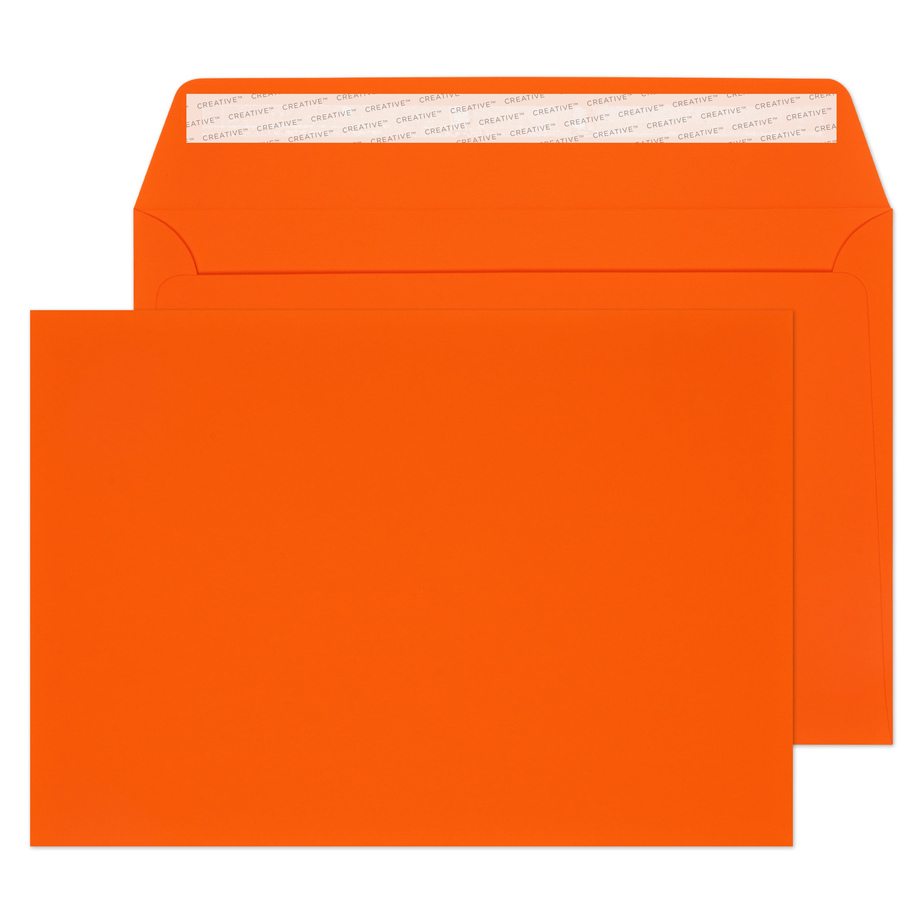 Blake Senses Orange Velvet Peel&Seal Wallet 162x229mm 140gsm Pack 125 Code V642