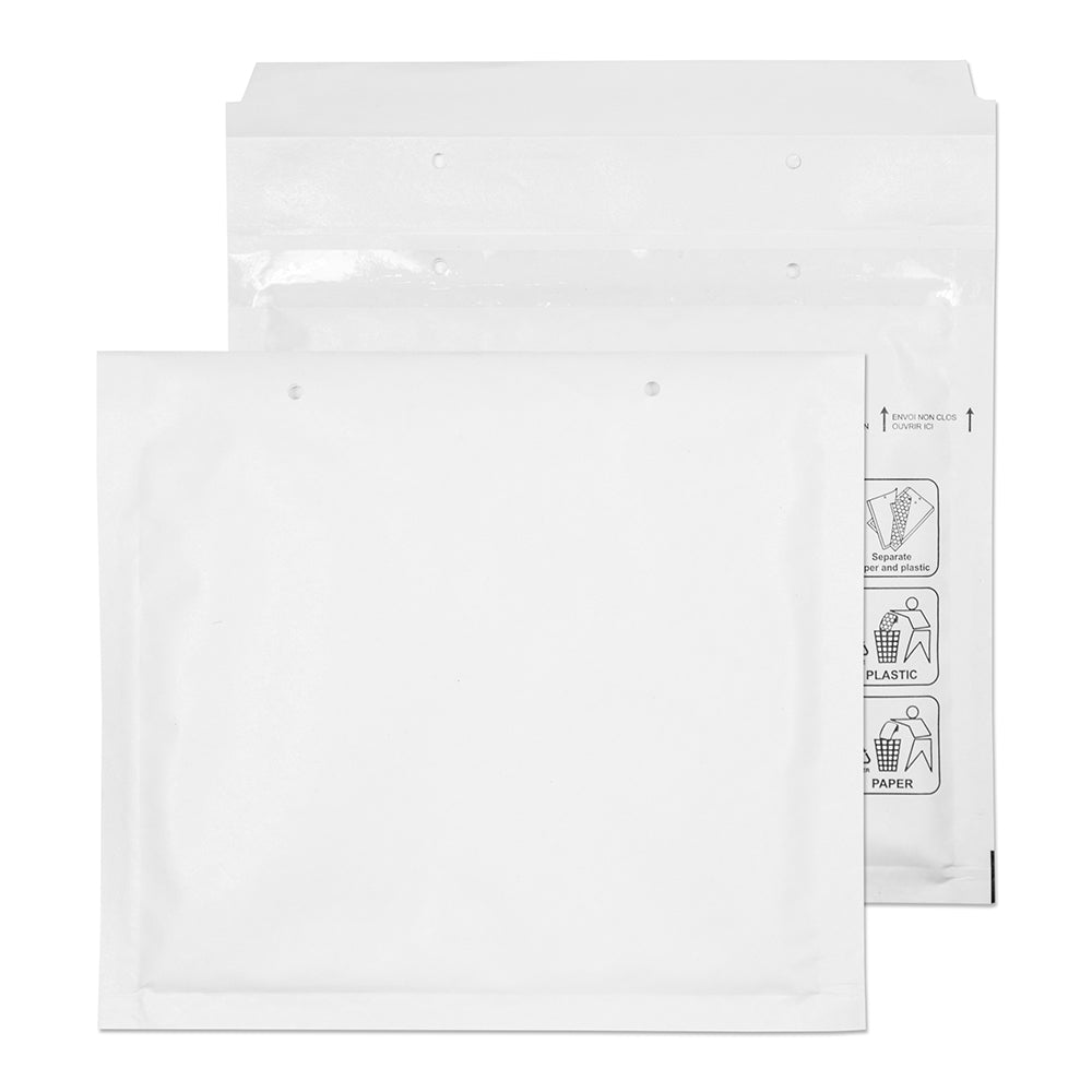 Blake Packaging White Peel&Seal Padded Bubble Pocket 165x180mm 90gsm Pack 100 Code CD