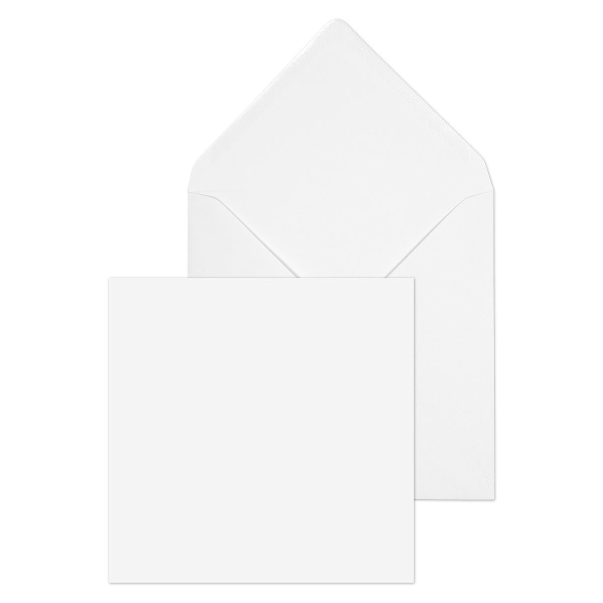 Blake Everyday White Gummed Square Banker Invitation 130x130mm 100gsm Pack 500 Code ENV0130