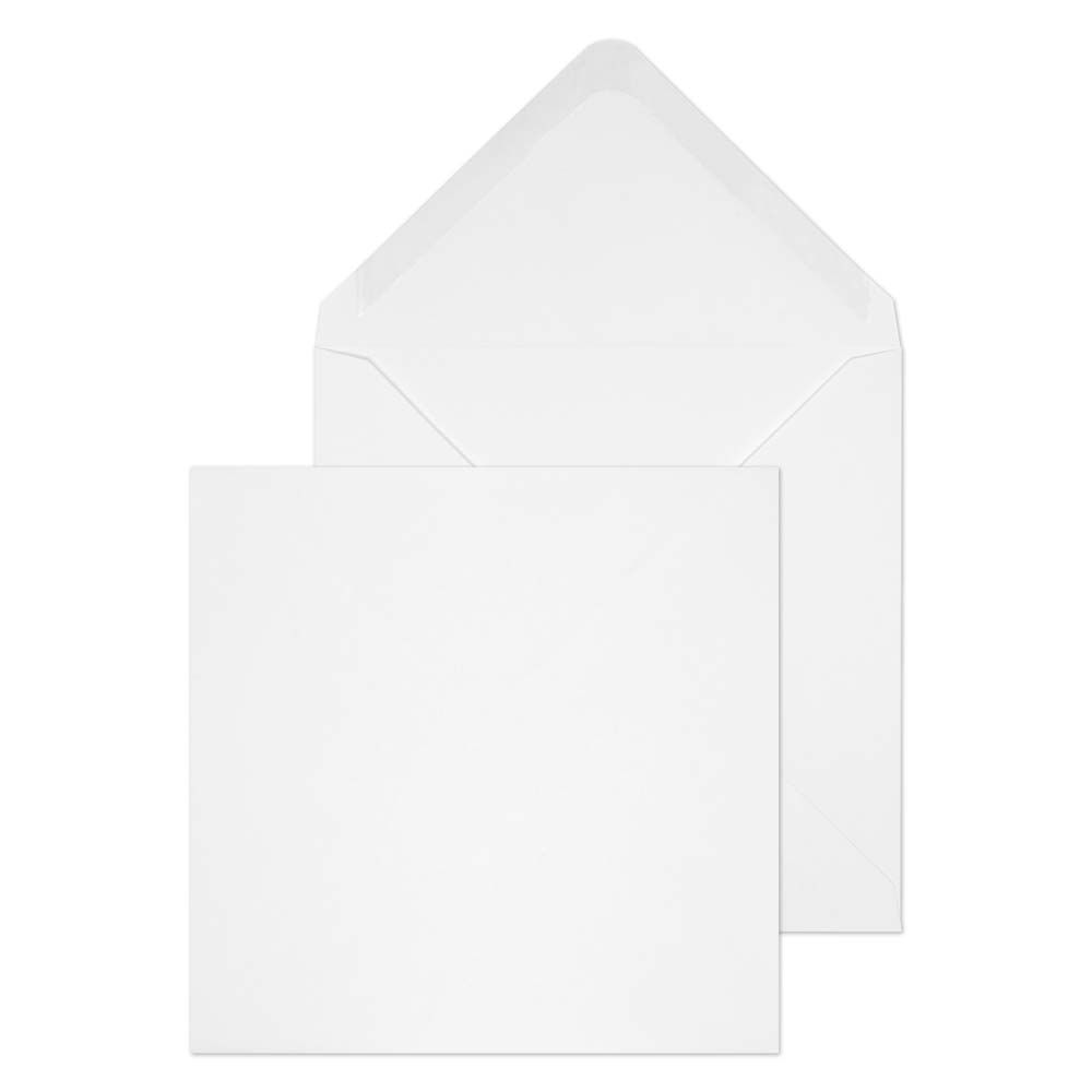 Blake Everyday White Gummed Square Banker Invitation 140x140mm 100gsm Pack 500 Code ENV03700