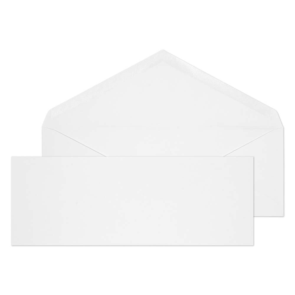 Blake Everyday White Gummed Banker Invitation 80x215mm 90gsm Pack 1000 Code ENV2164