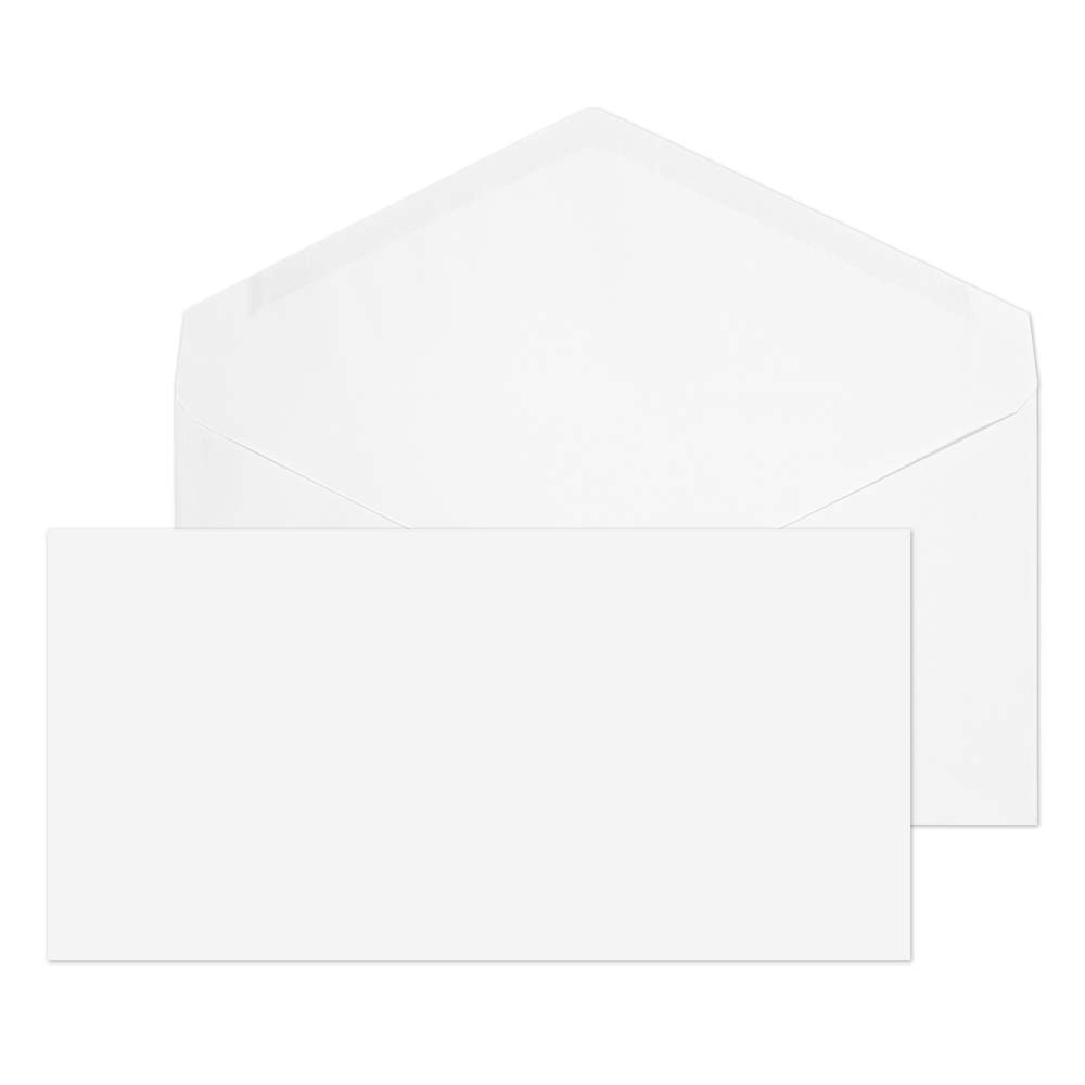 Blake Everyday White Gummed Banker Invitation 110x220mm 90gsm Pack 1000 Code ENV2169