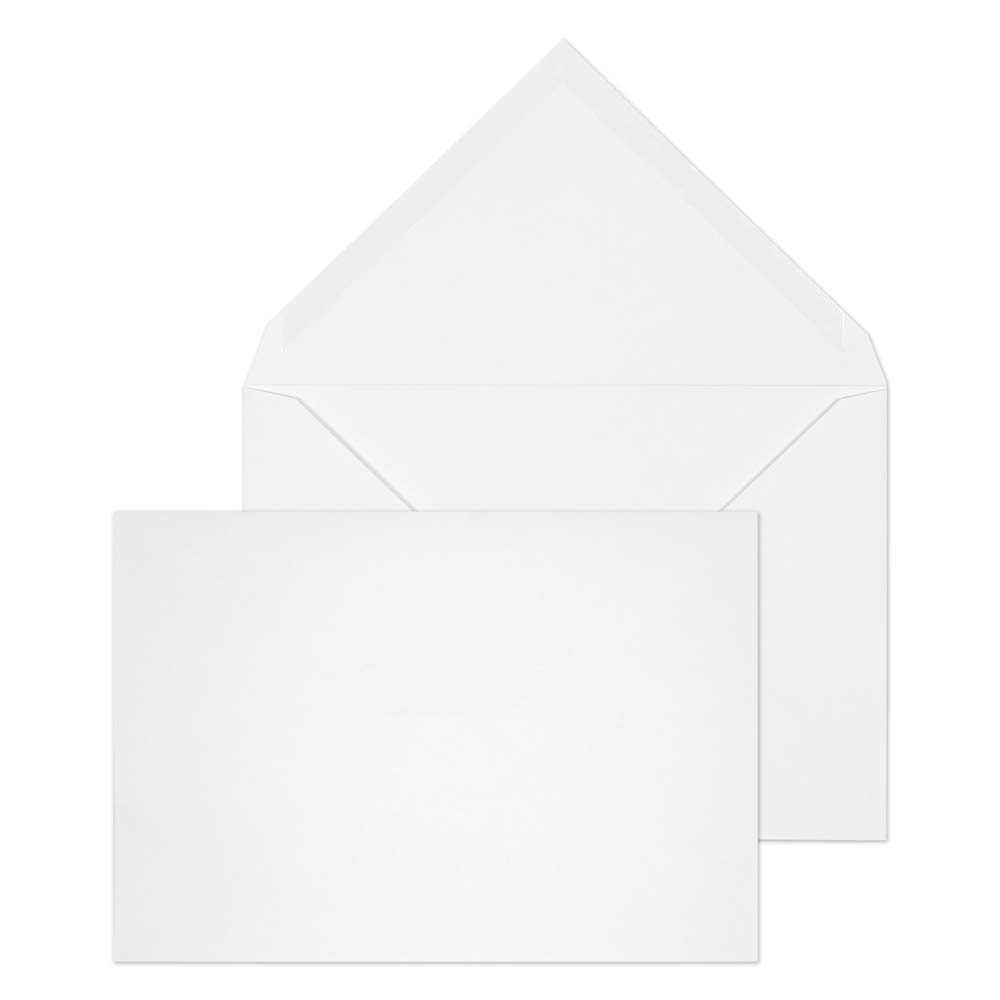 Blake Everyday White Gummed Banker Invitation 102x146mm 90gsm Pack 1000 Code ENV2170