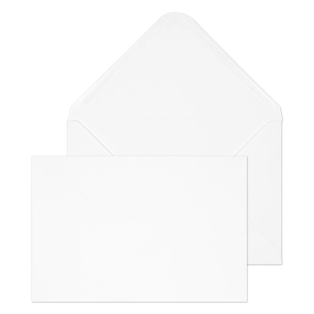 Blake Everyday White Gummed Banker Invitation 159x235mm 100gsm Pack 500 Code ENV2188