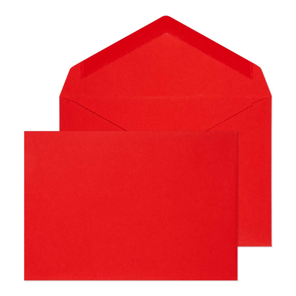Blake Everyday Red Gummed Banker Invitation 114x162mm 100gsm Pack 500 Code ENV2662