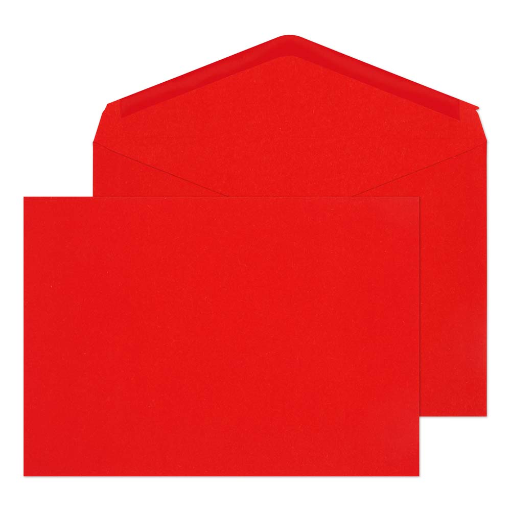 Blake Everyday Red Gummed Banker Invitation 162x229mm 100gsm Pack 500 Code ENV3661