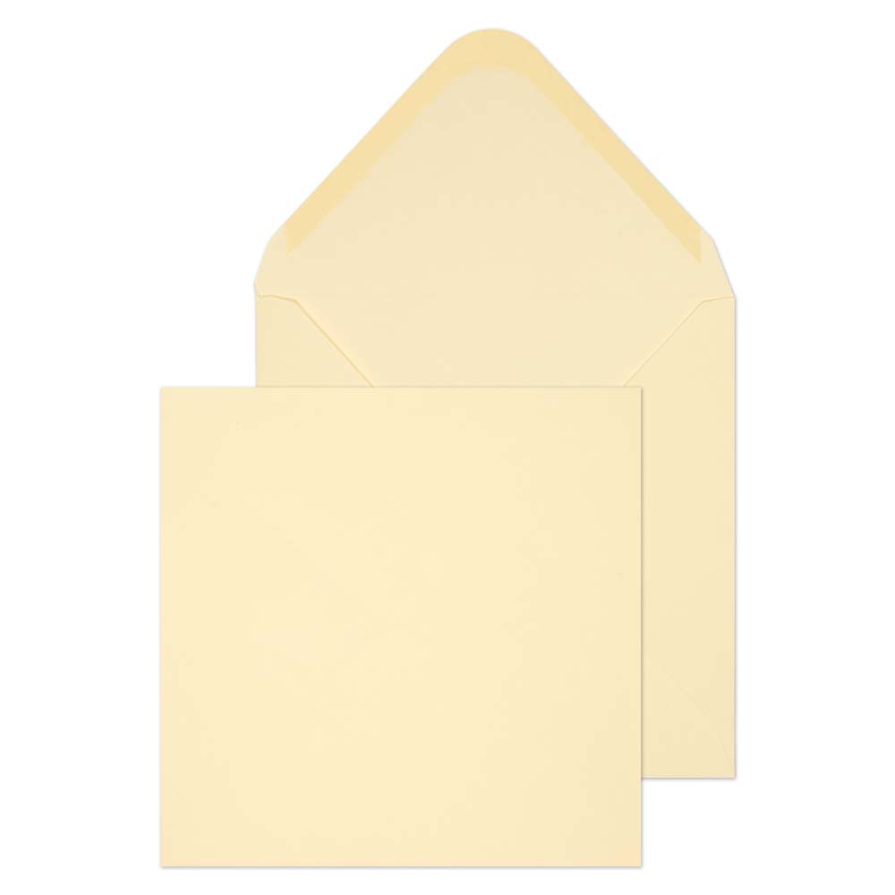 Blake Everyday Cream Gummed Square Banker Invitation 155x155mm 100gsm Pack 500 Code ENV4275
