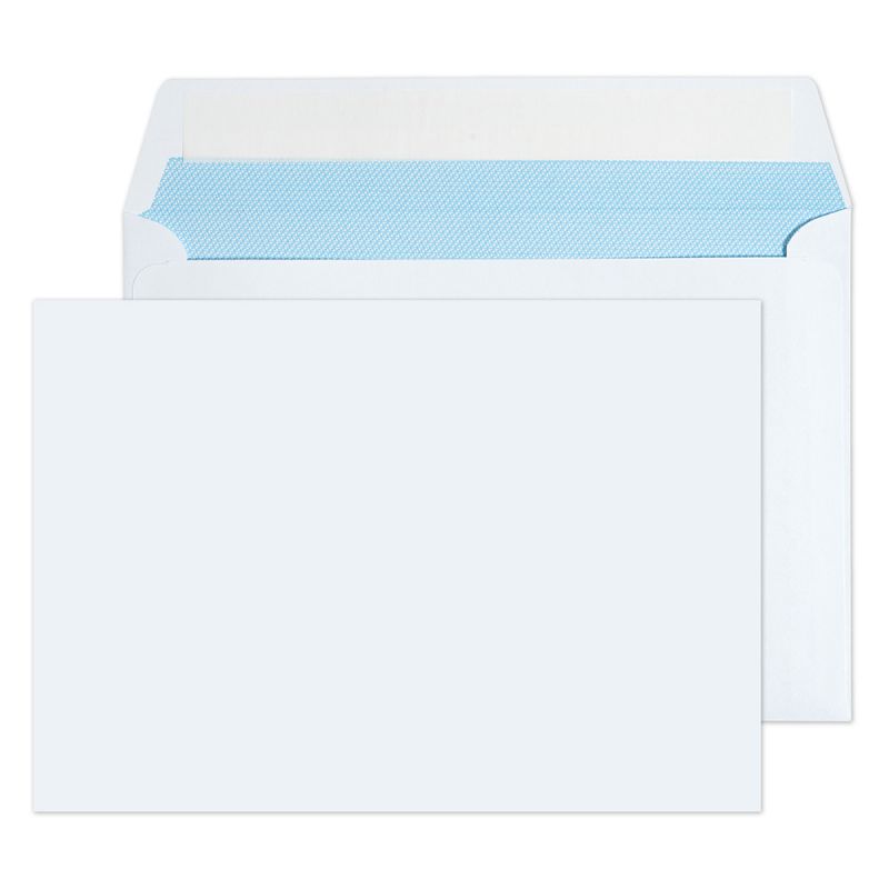 Blake Everyday Ice White Peel&Seal Banker Invitation 114x162mm 100gsm Pack 500 Code ENV5006
