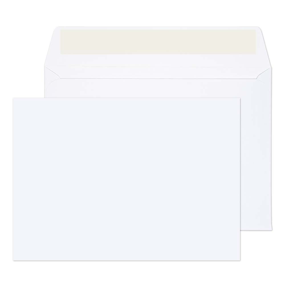 Blake Everyday Ice White Peel&Seal Banker Invitation 125x176mm 100gsm Pack 500 Code ENV5007