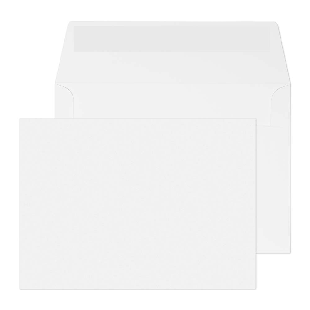 Blake Everyday Ice White Peel&Seal Banker Invitation 133x185mm 120gsm Pack 500 Code ENV5008