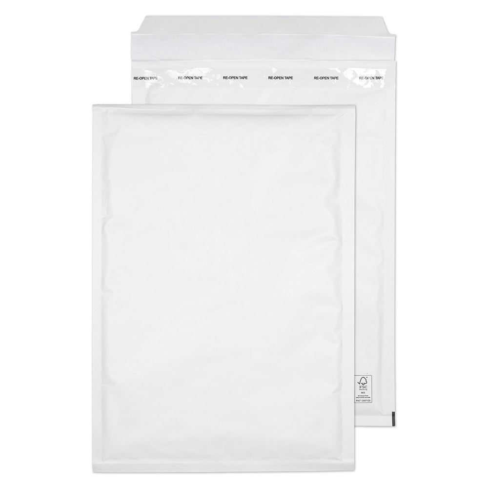 Blake Packaging White Peel&Seal Padded Bubble Pocket 340x230mm 90gsm Pack 100 Code G/4