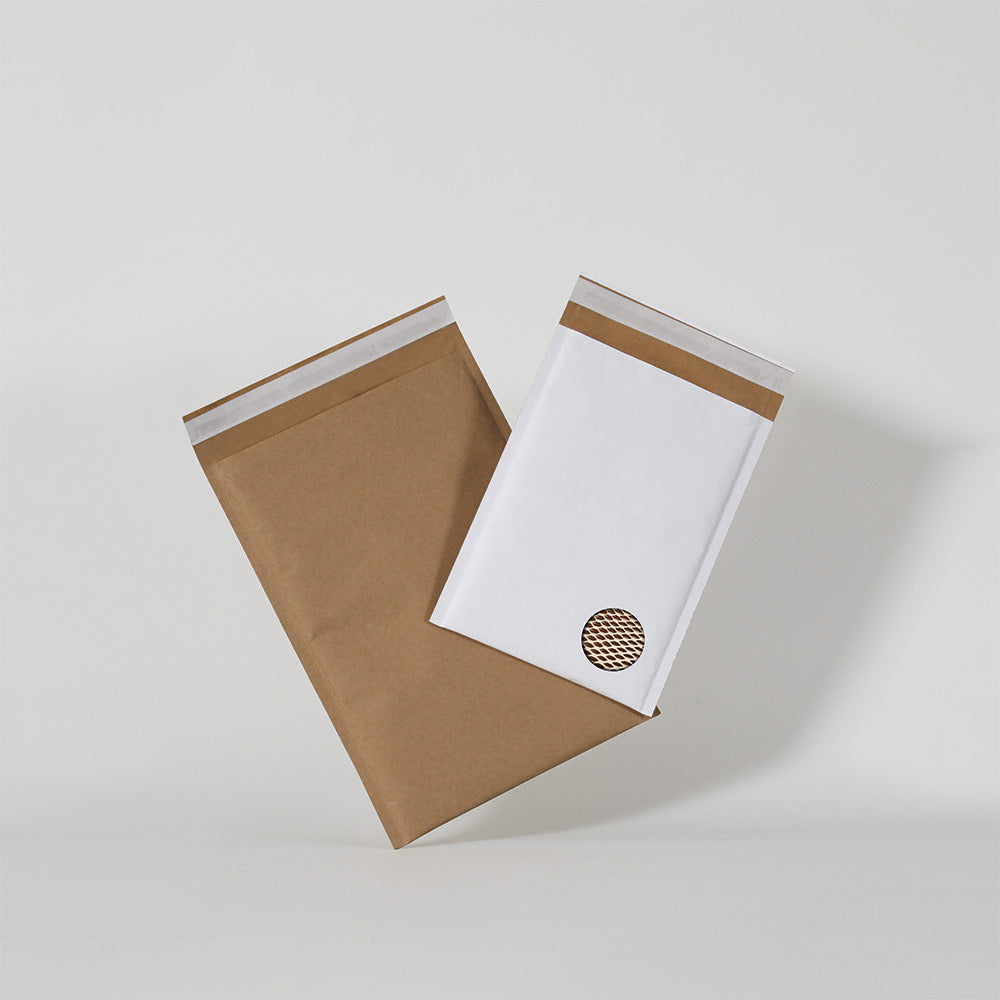 VITA Packaging White Peel&Seal Honeycomb Padded Mailer 340x230mm 80gsm Pack 100 Code EFG4W