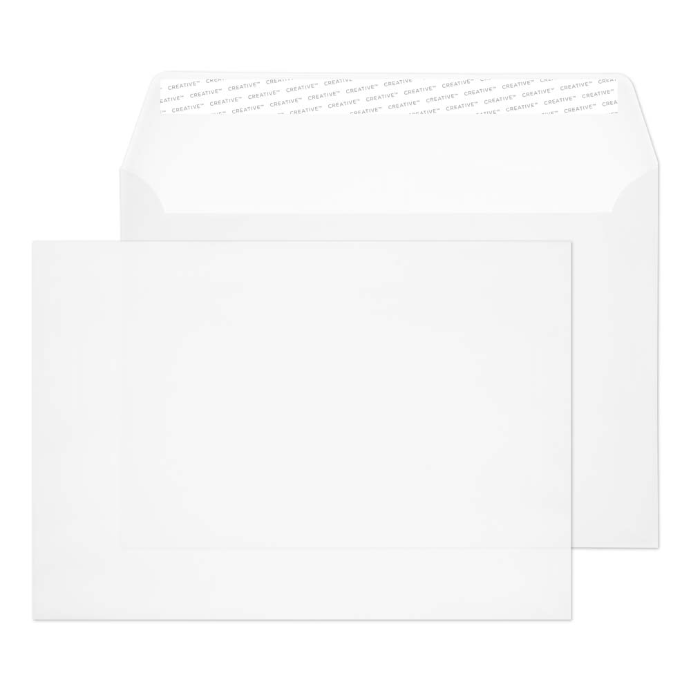 Blake Senses Translucent White Peel&Seal Tear Resistant Wallet 162x229mm 90gsm Pack 250 Code ICE615
