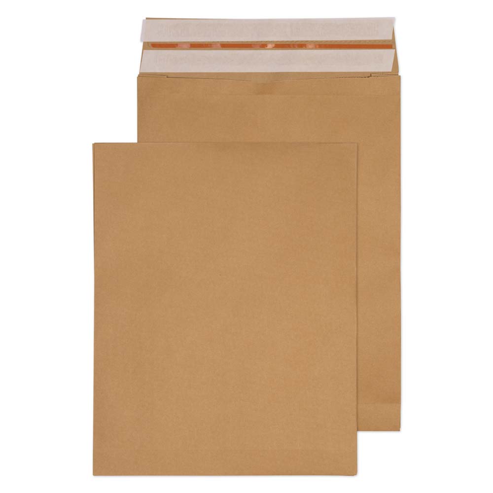 Blake VITA Kraft Mailing Expansion Pocket Peel&Seal 480x380x80mm 130gsm Pack 100 Code KBB170