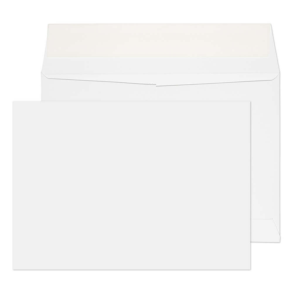 Blake Optima Ultra White Card Peel&Seal Card Wallet 162x229mm 210gsm Pack 250 Code OP50