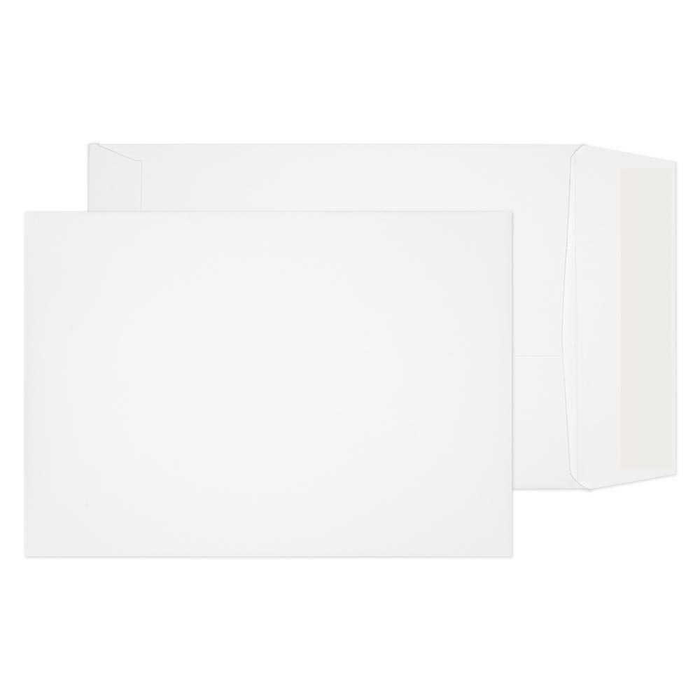 Blake Optima Ultra White Card Peel&Seal Card Pocket 229x162mm 210gsm Pack 250 Code OP70