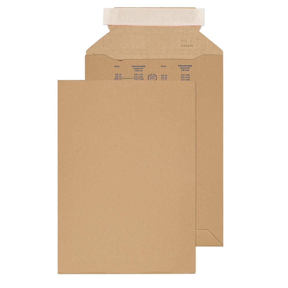 Blake VITA Kraft Peel&Seal Corrugated Mailer 280x200mm 300gsm Pack 100 Code PCE19
