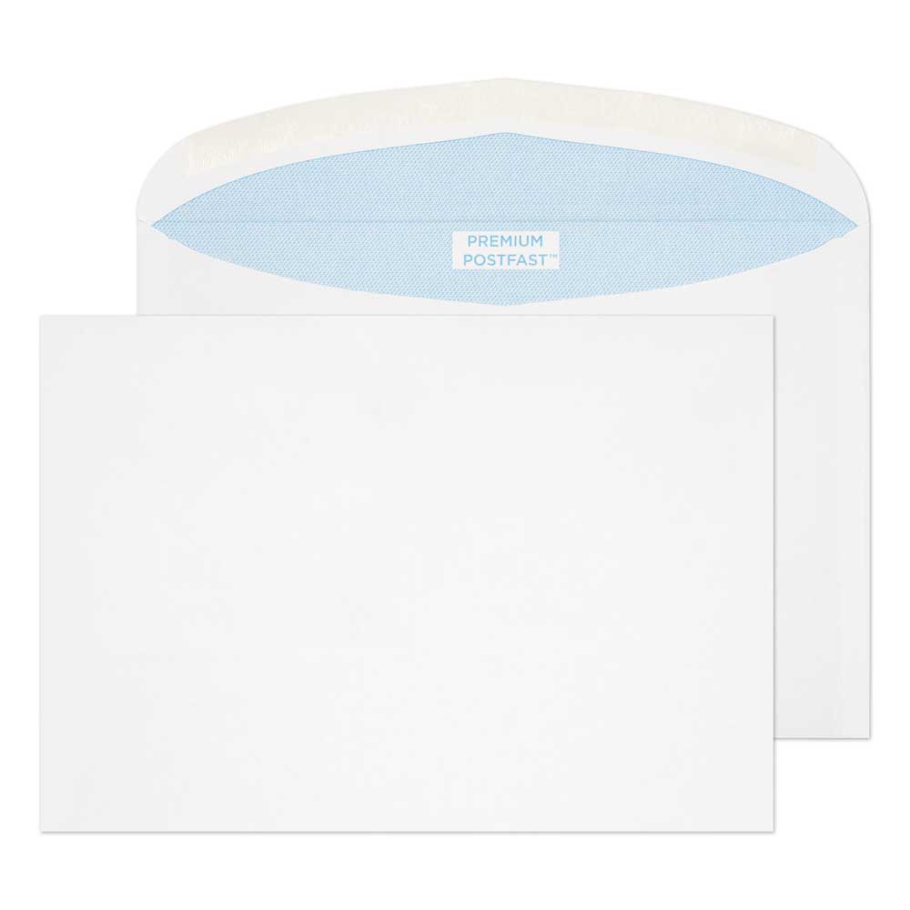 Blake Postfast White Gummed Mailer 162x229mm 90gsm Pack 500 Code PF707