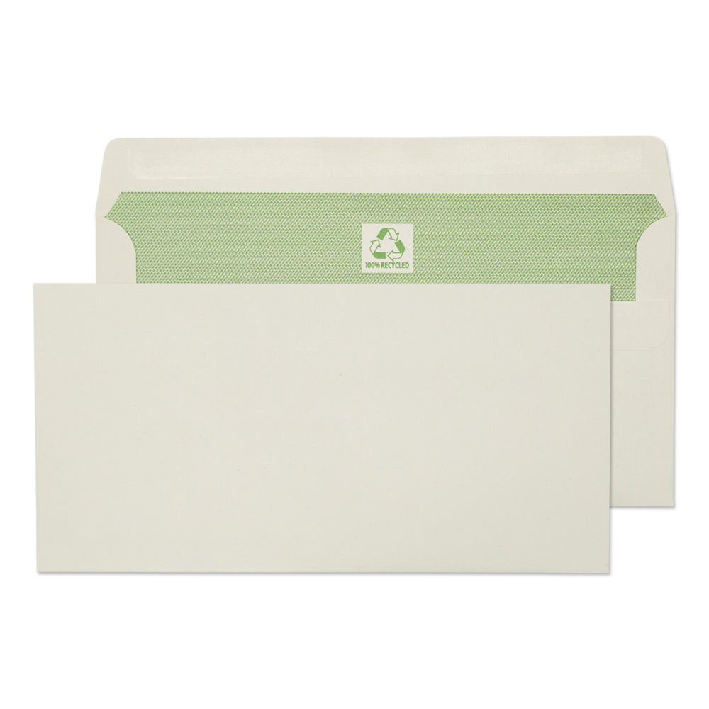 Blake Environmental Natural White Self Seal Wallet 110x220mm 90gsm Pack 500 Code RE3258