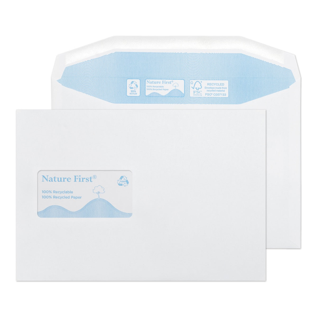 Blake Environmental White Window Gummed Mailer 162x238mm 90gsm Pack 500 Code RN030